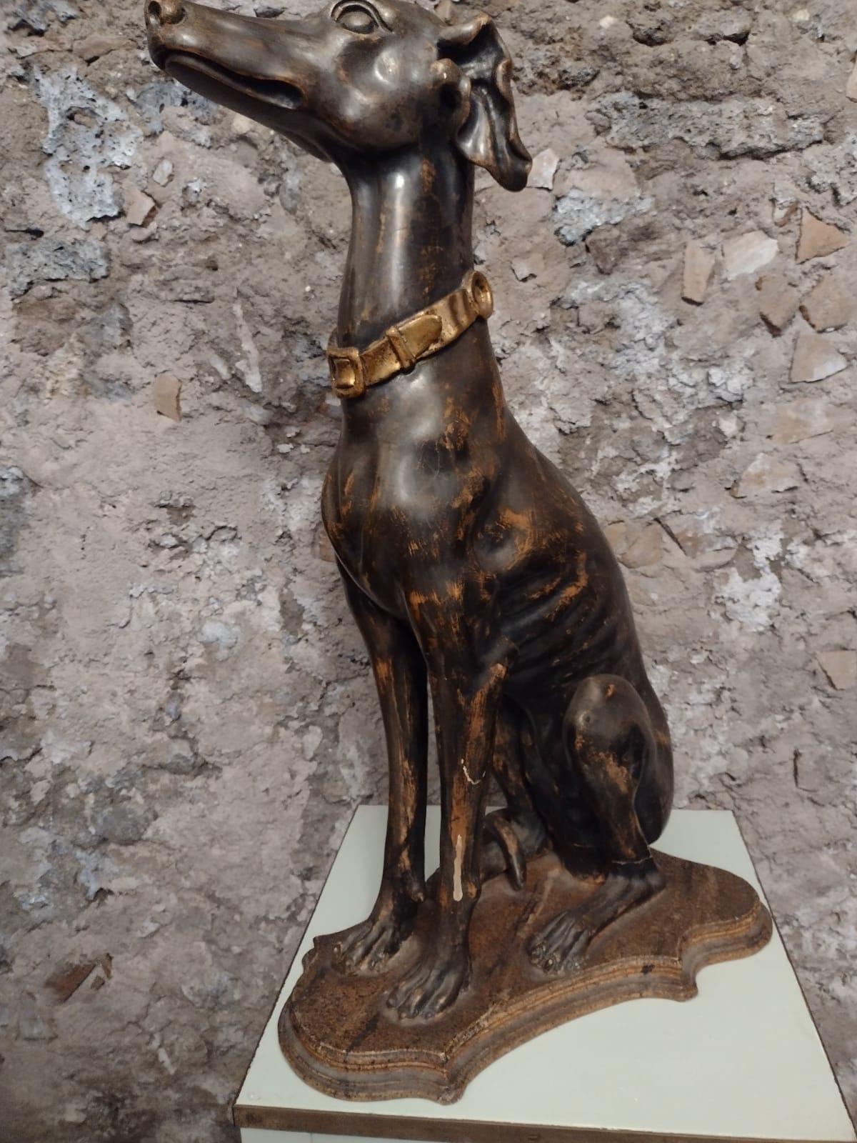 Original 1930s Carved Wood Dog For Sale 9