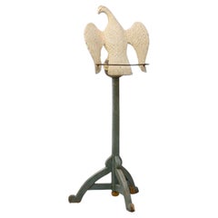 Lutrin aigle en bois sculpté