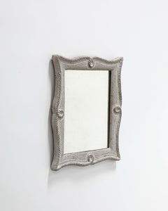Carved Wood Framed Mirror by E. Bouche, France, c. 1930