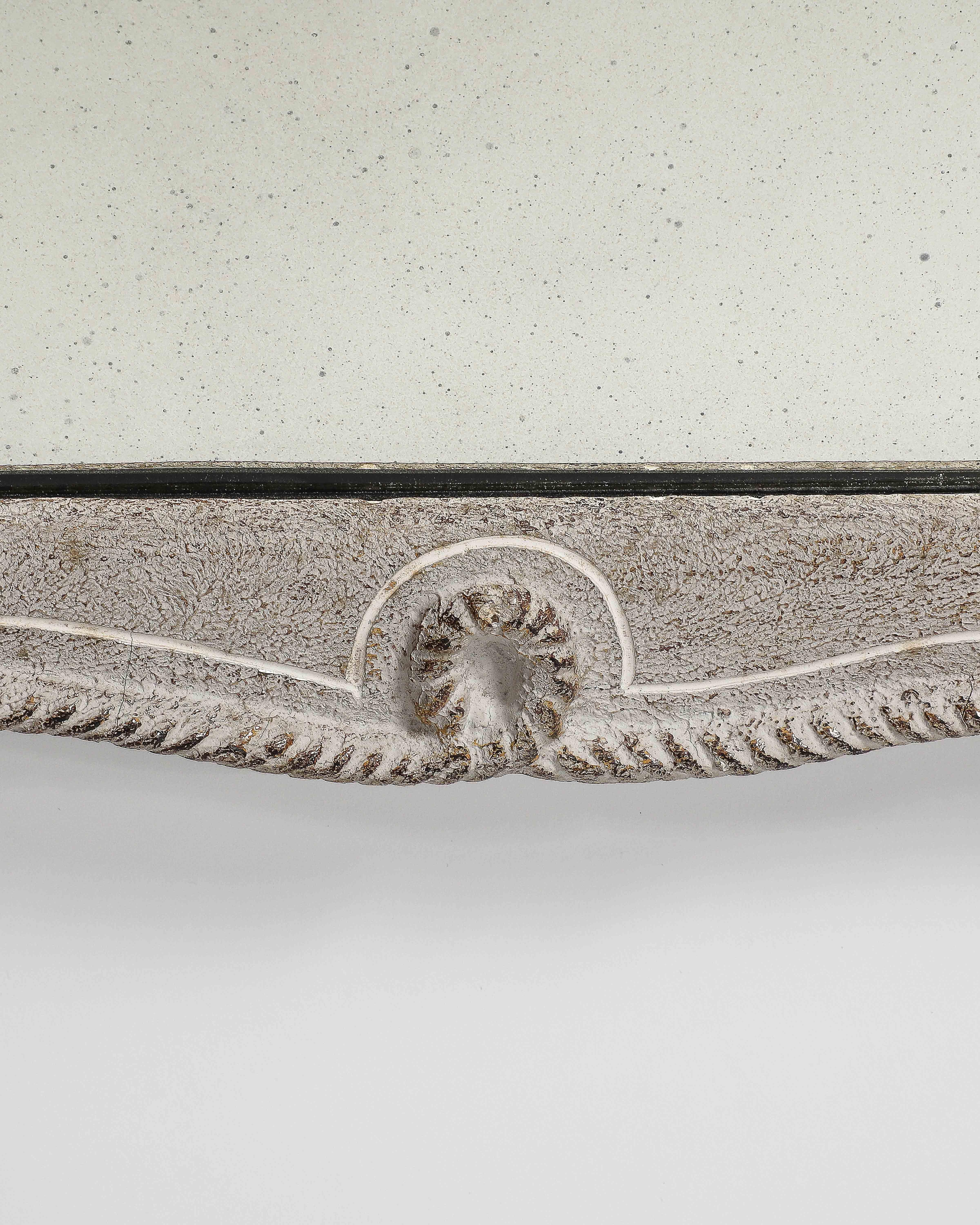Carved Wood Framed Mirror by E. Bouche, France, c. 1930 4