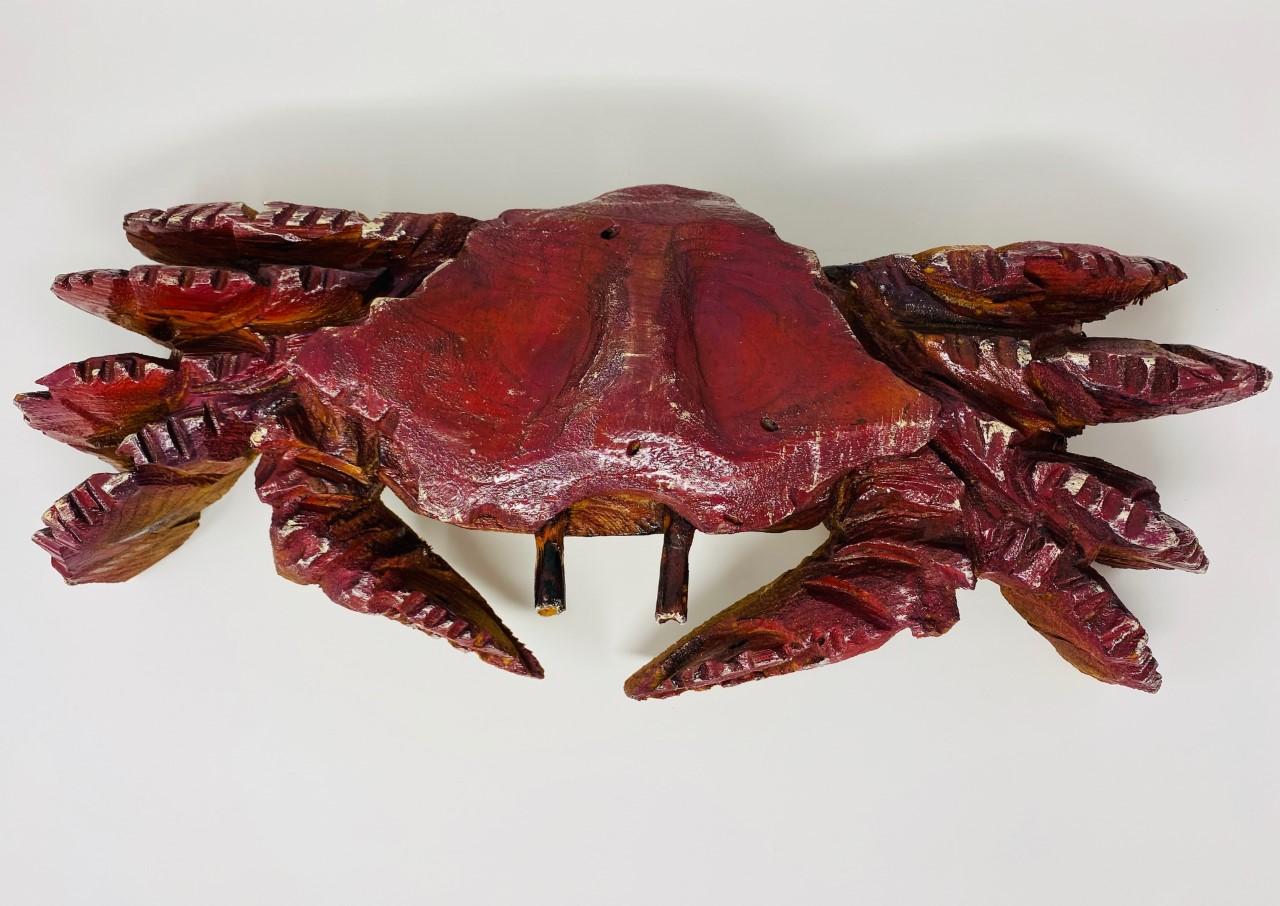 crab carving