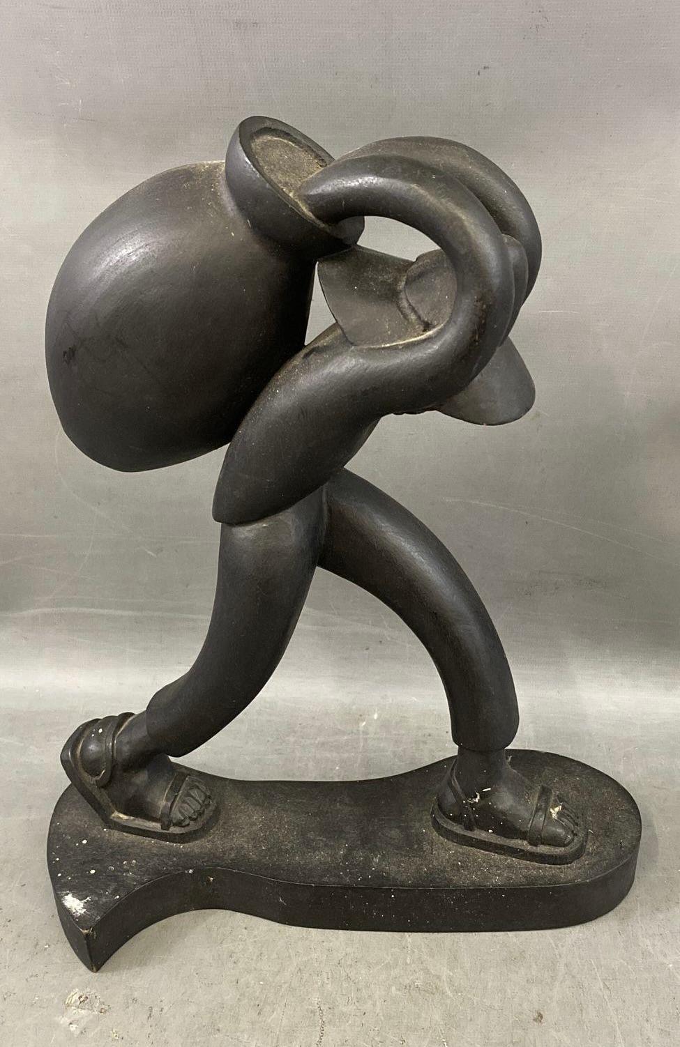 Mid-Century Modern Sculpture en Wood Wood Jose Pinal (Mexique) en vente