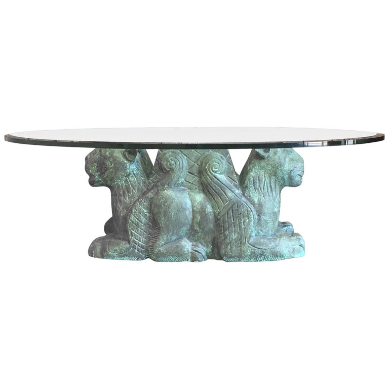 Carved Wood Lion Coffee Table At 1stdibs Carved Wood Lion Coffee Table At 1stdibs, Wood Lion Coffee Table