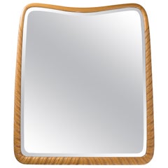 Carved Wood Mirror by Giovanni Gariboldi, circa 1940