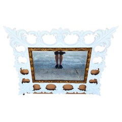 Miroir en bois sculpté Harrison & Gil