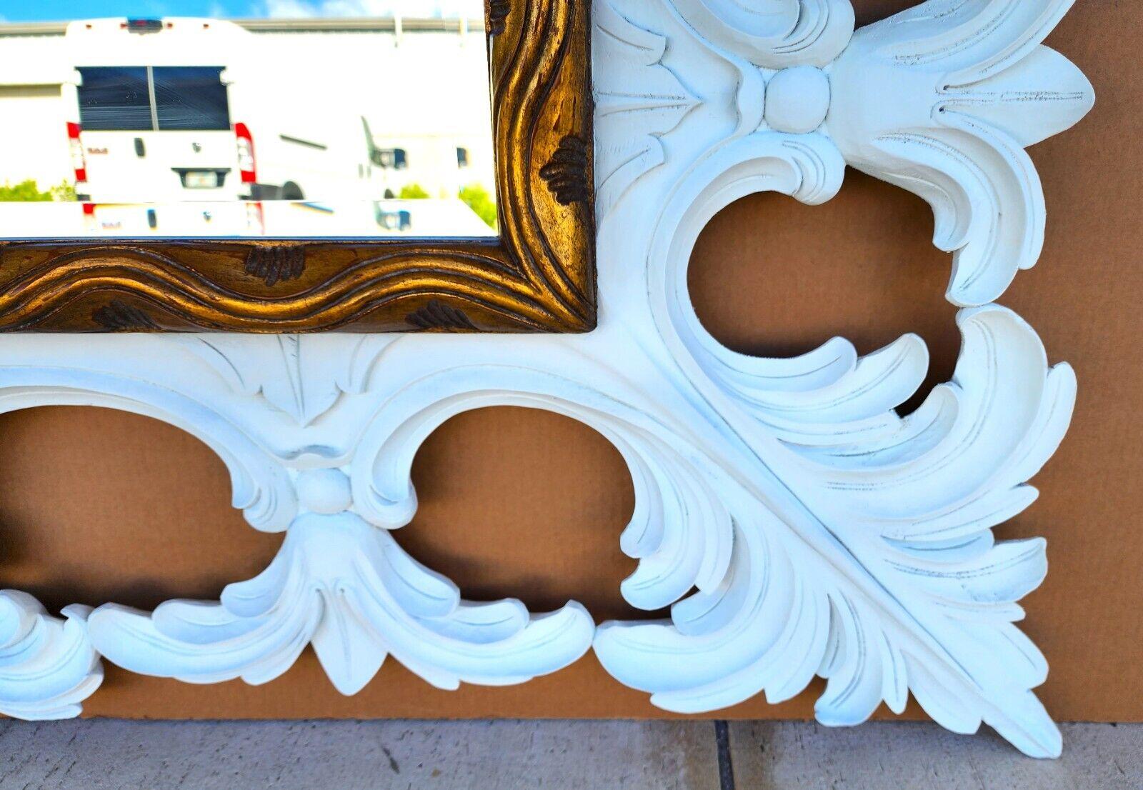 Carved Wood Mirror by Harrison & Gil For Sale 3