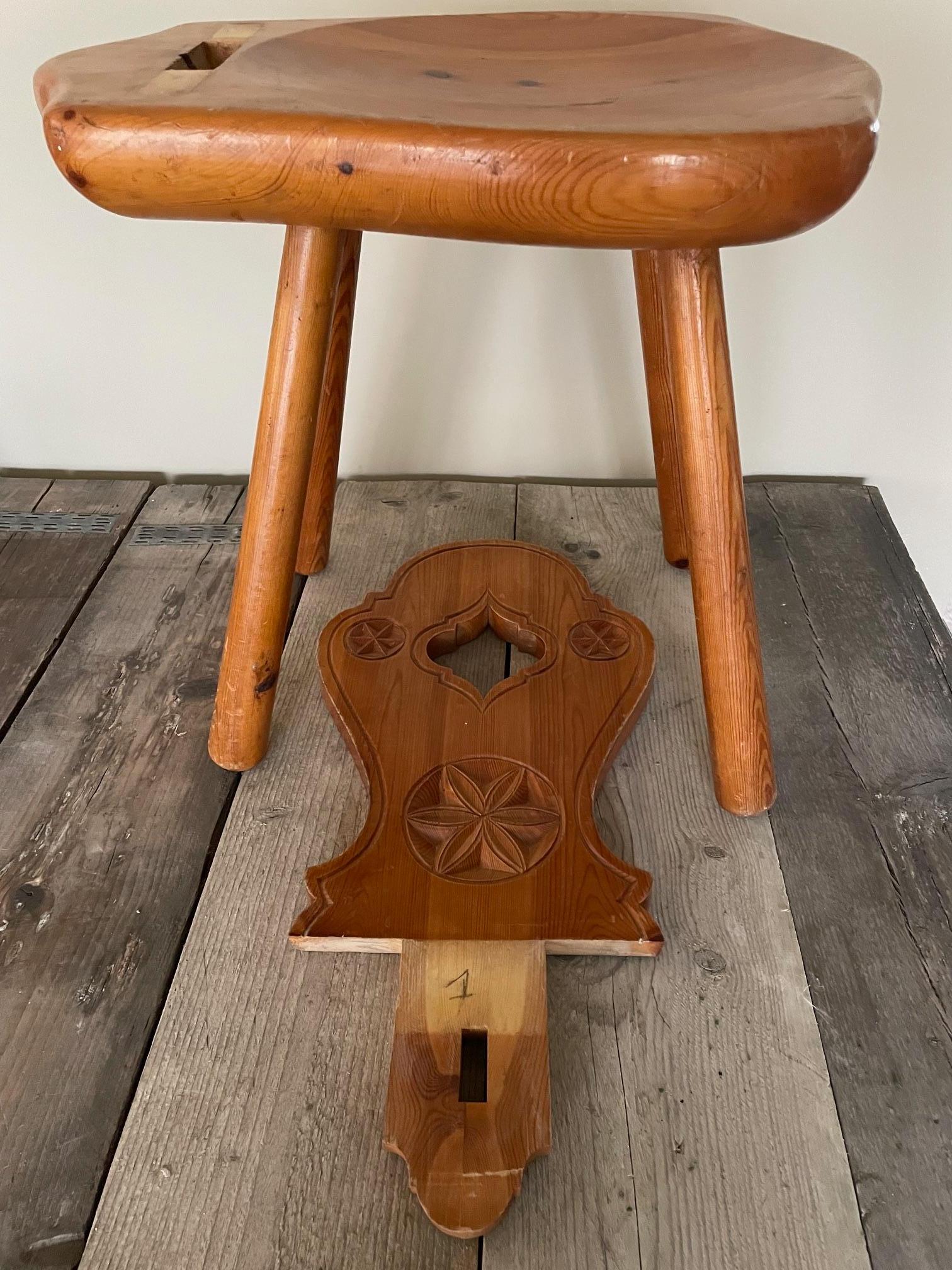 Carved wood mountain chair For Sale 2
