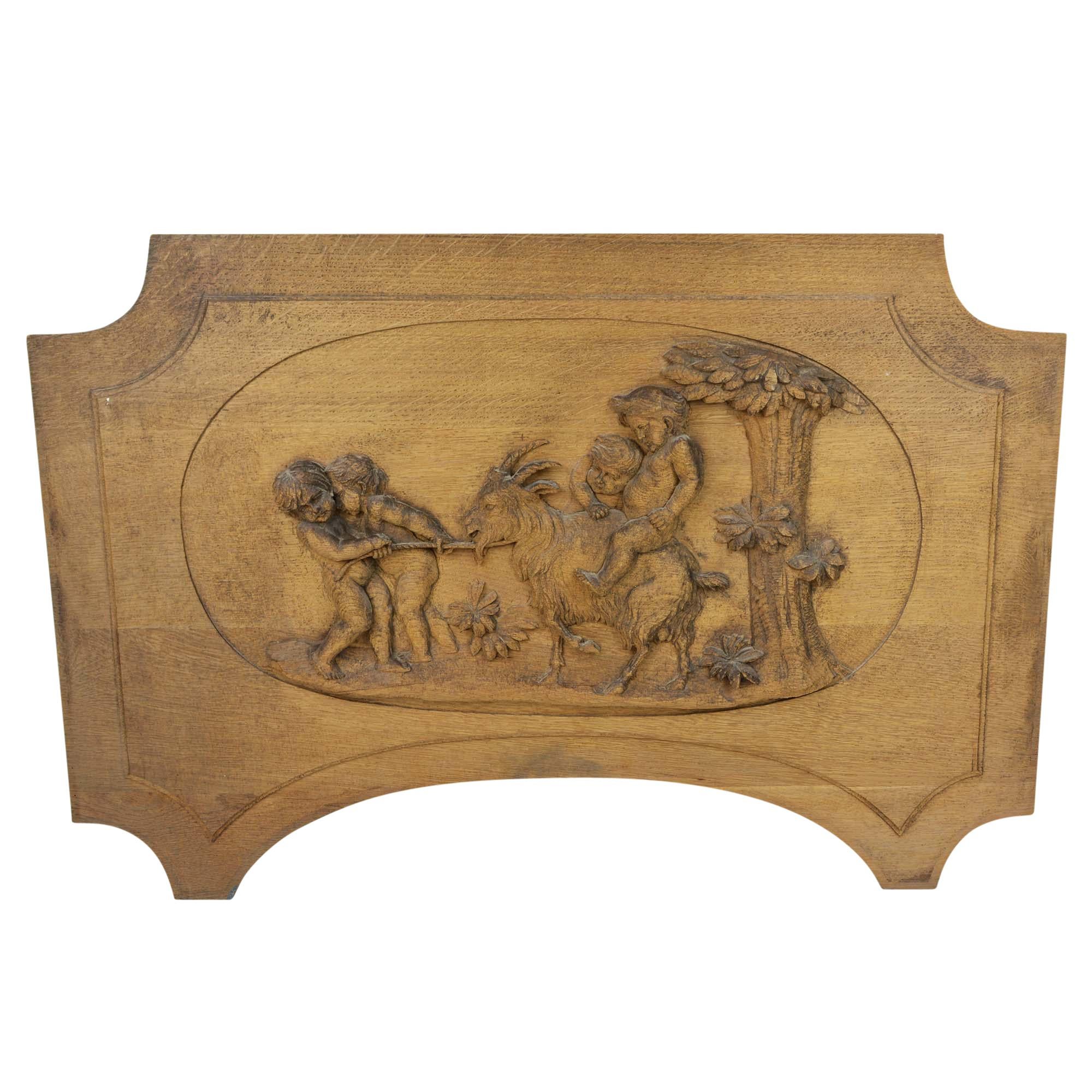 Carved Wood Panel For Sale at 1stDibs
