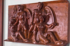 1920s Carved-Wood Panel of Part of the Frieze of the Parthenon