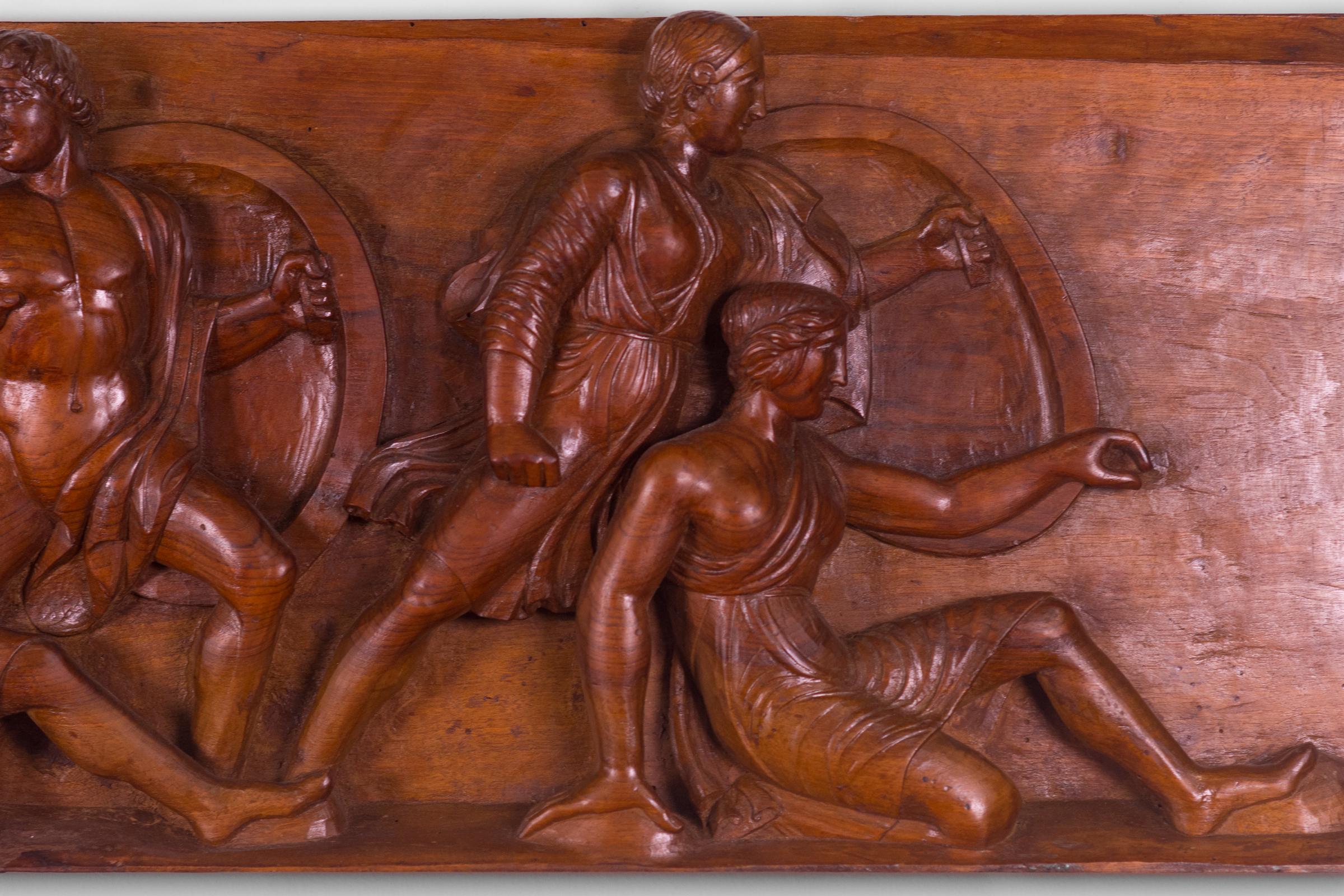 1920s Carved-Wood Panel of Part of the Frieze of the Parthenon For Sale 1