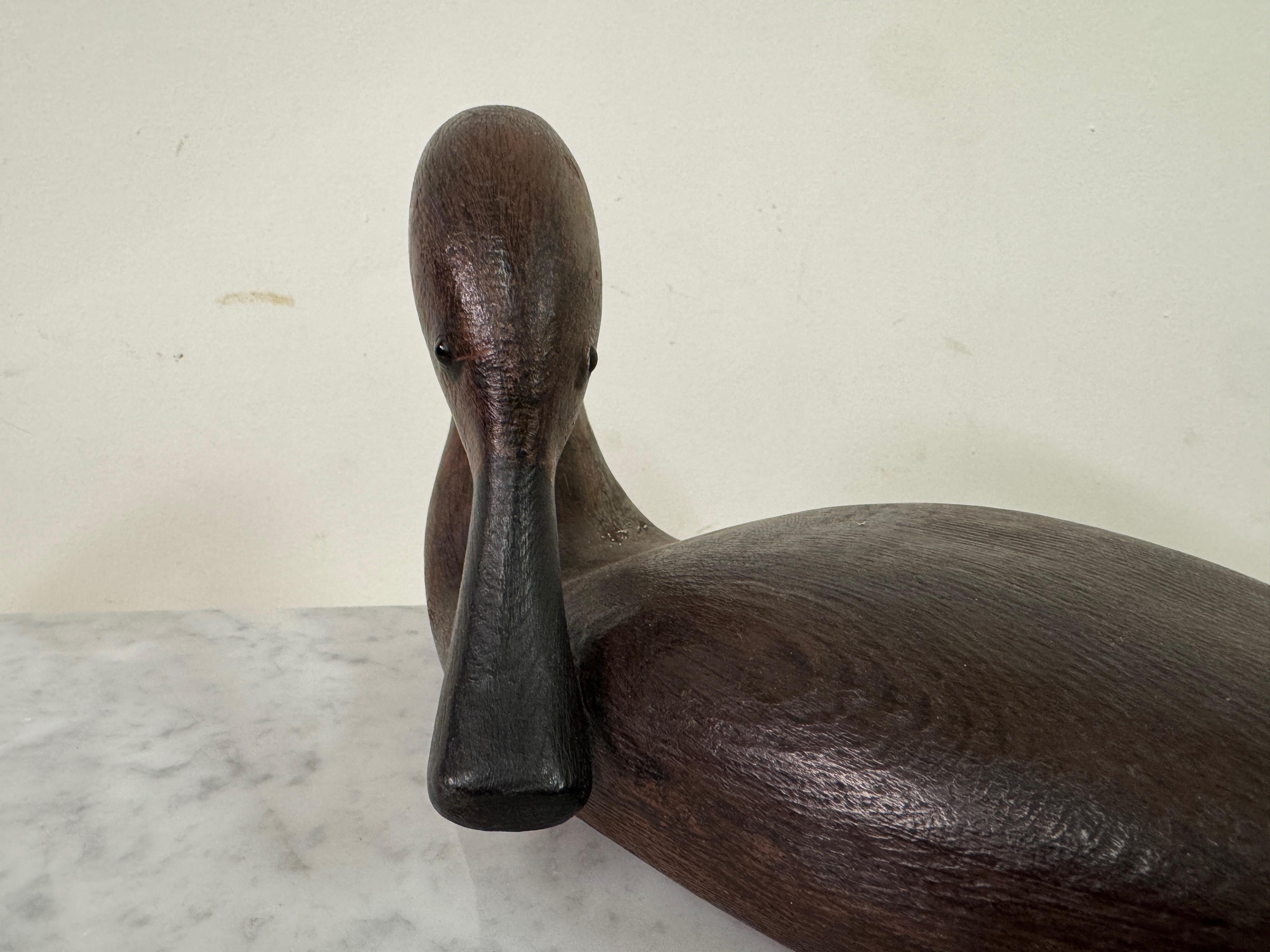 Coda di fiume in legno intagliato di Guy Taplin (nato nel 1939) in vendita 9