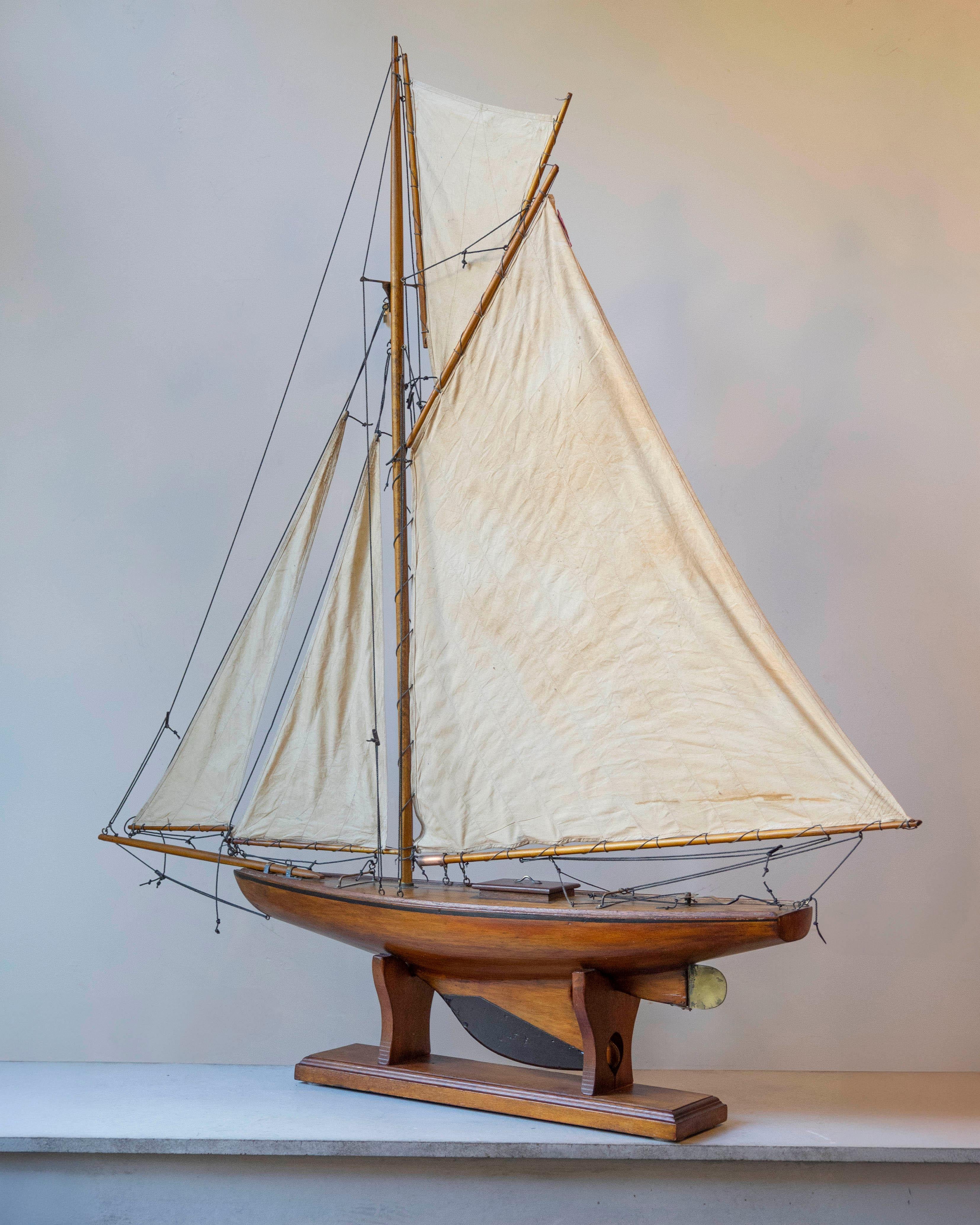 European Carved wood racing Yawl For Sale