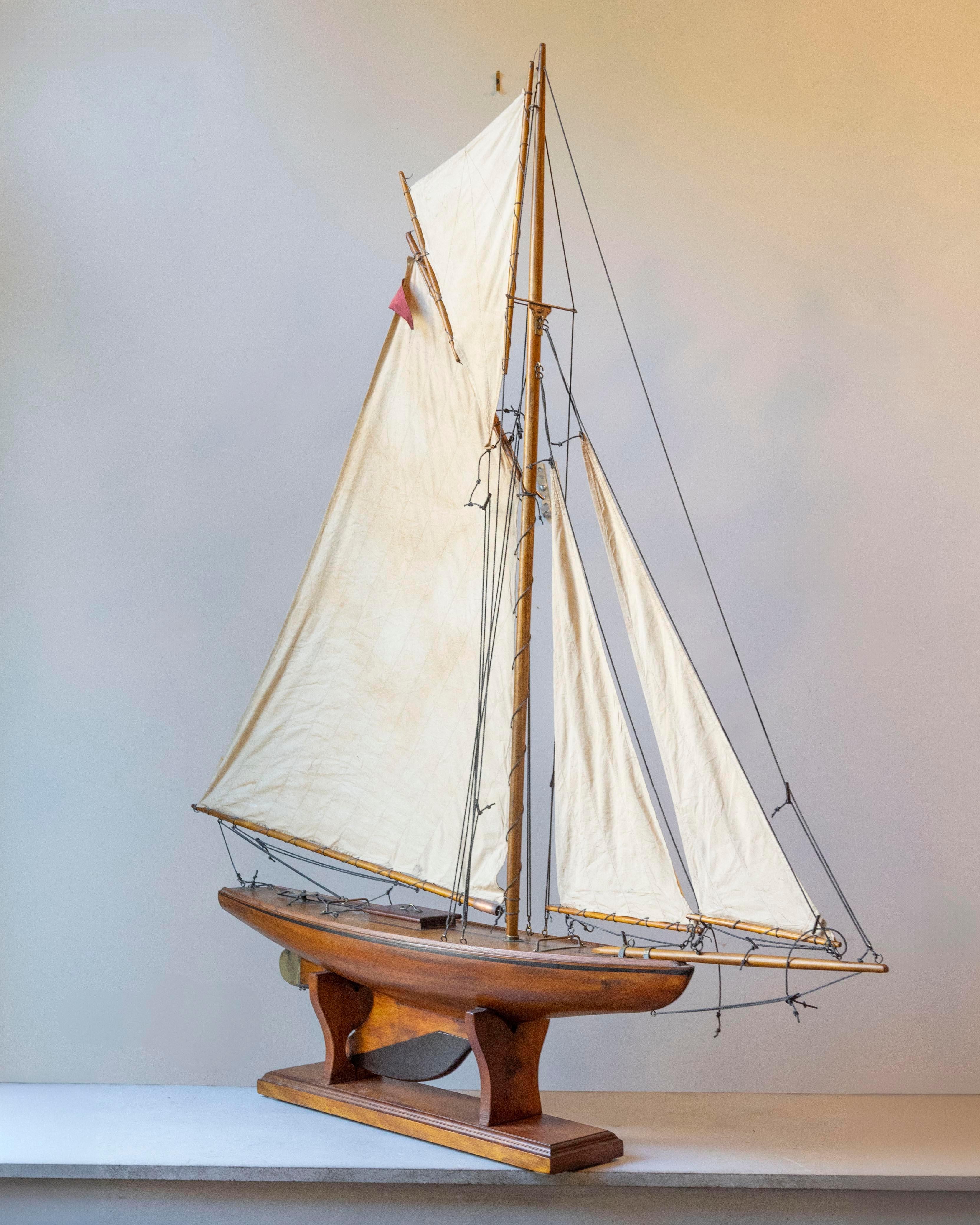 Metal Carved wood racing Yawl For Sale