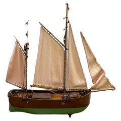 Carved Wood Sailboat