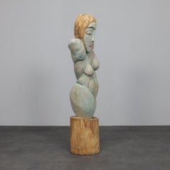 Carved Wood Sculpture by Tom de Munk-Kerkmeer, Australia, 1990s