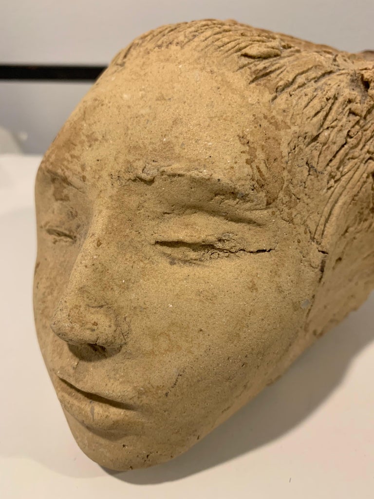 Carved Wood Sculpture of a Female Figure at 1stDibs