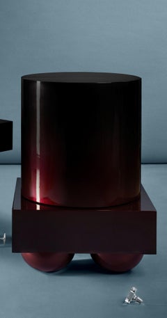 Carved Wood Set No. 5 Minibar by Müsing-Sellés