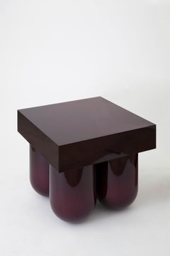 Carved Wood Set No. 5 Table by Müsing-Sellés