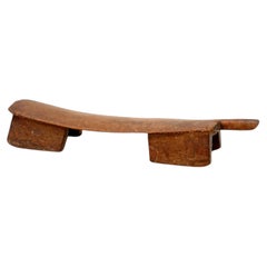Carved wood stool or headrest - 20th century - Africa
