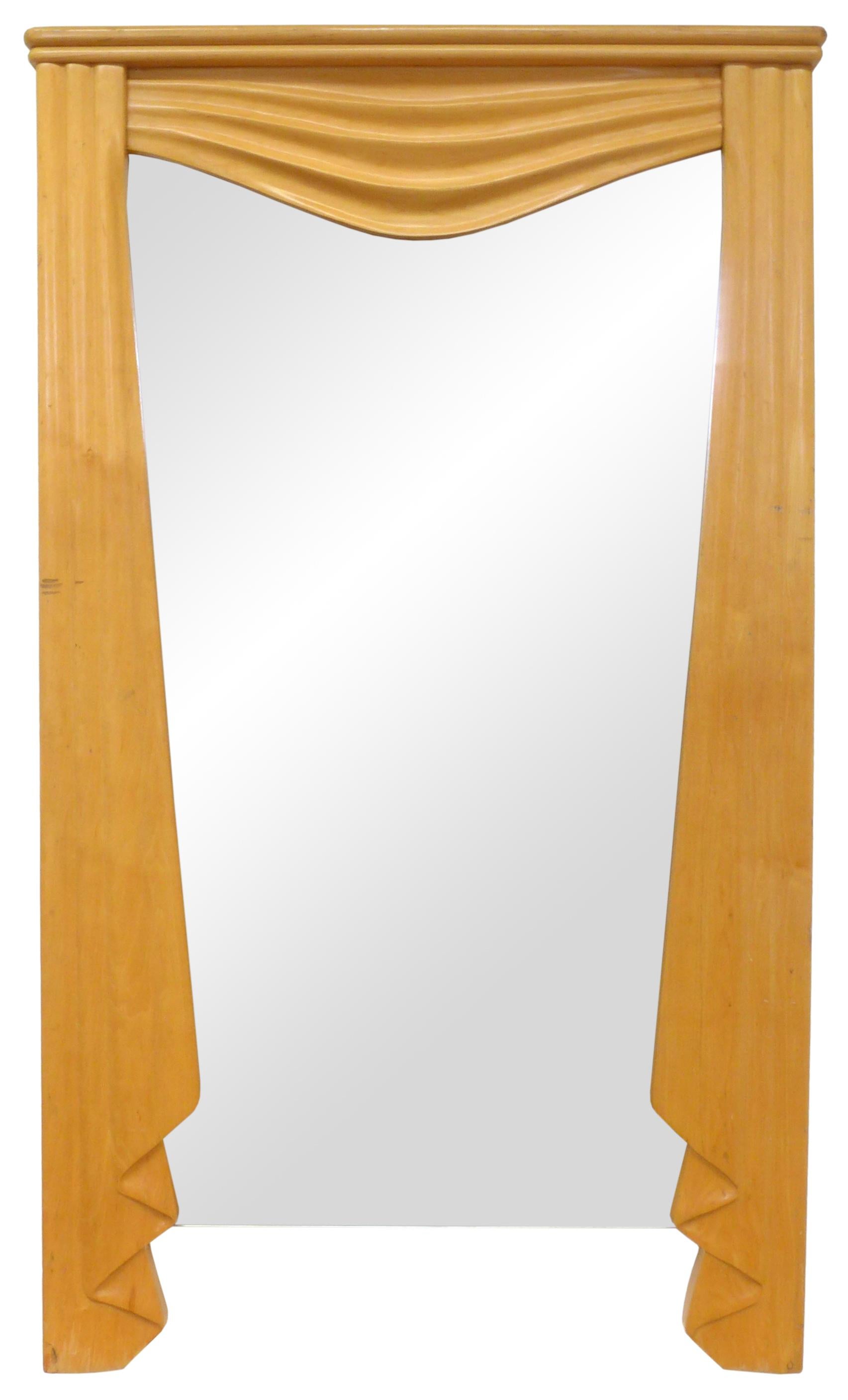Italian Carved Wood Surrealist 