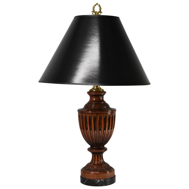 Urn Table Lamps Ram Head, Vintage Urn Table Lamps