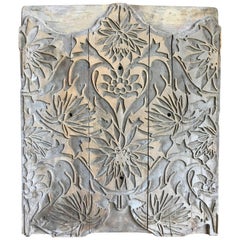 Carved Wood Wallpaper Printing Block