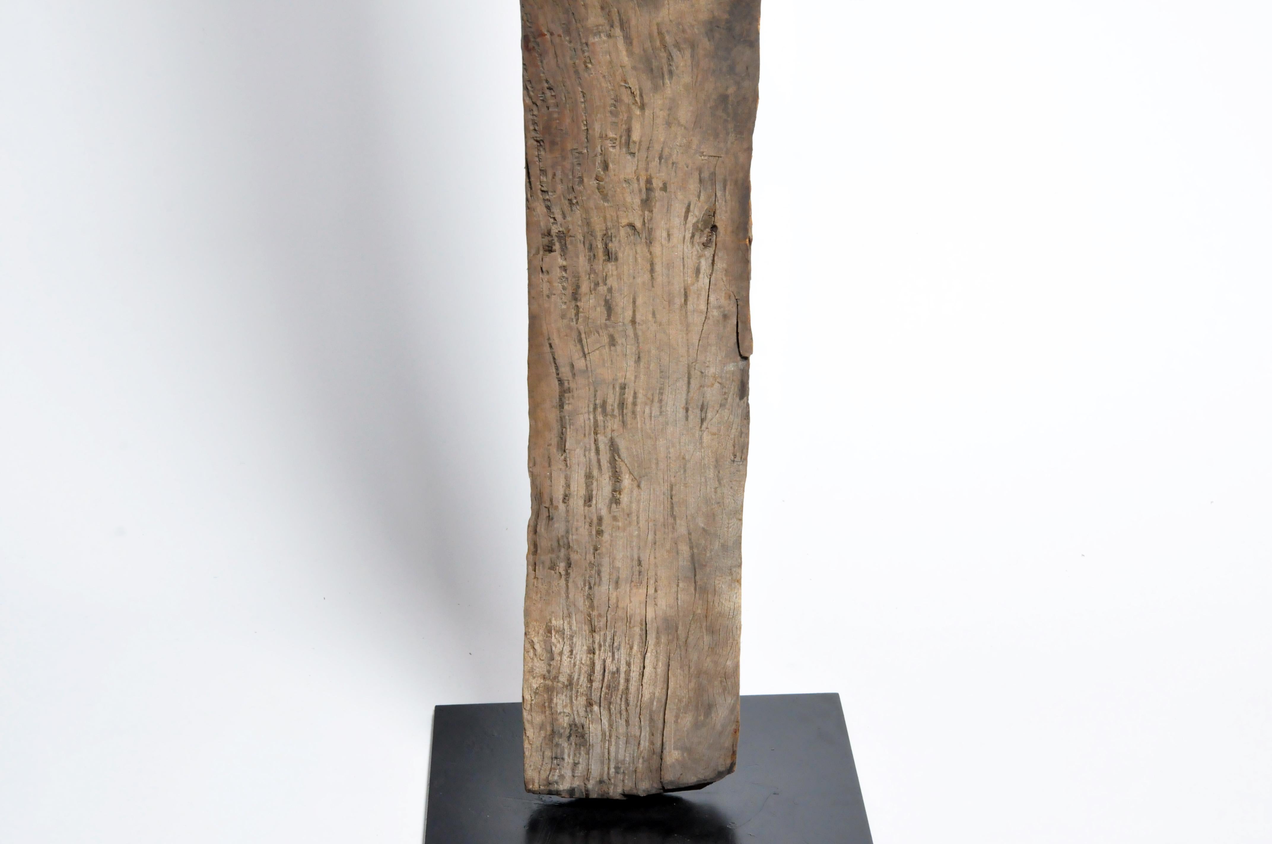 Poteau en bois sculpté de style tribe Bamana en vente 4