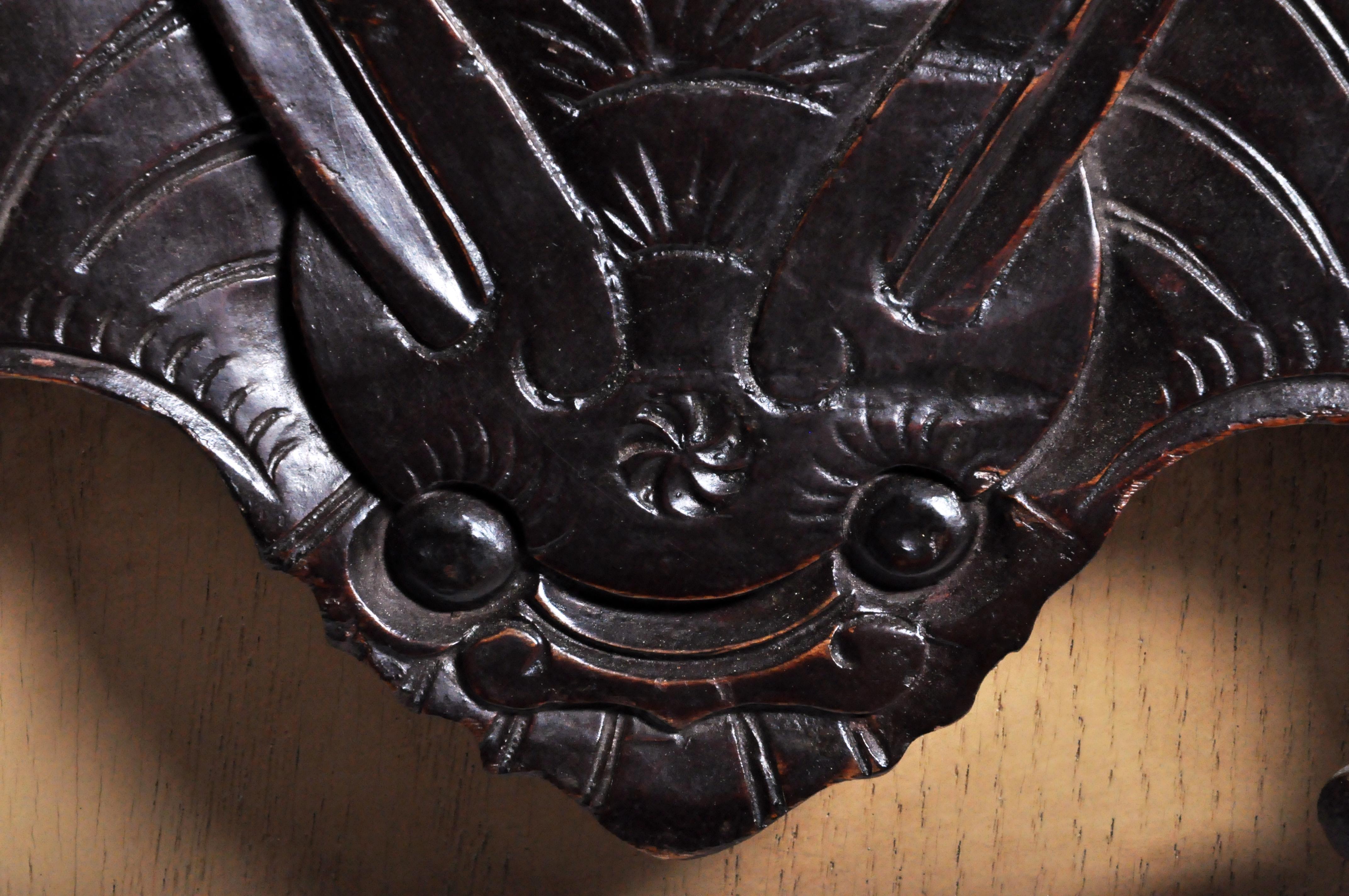 Carved Wooden Bats 8