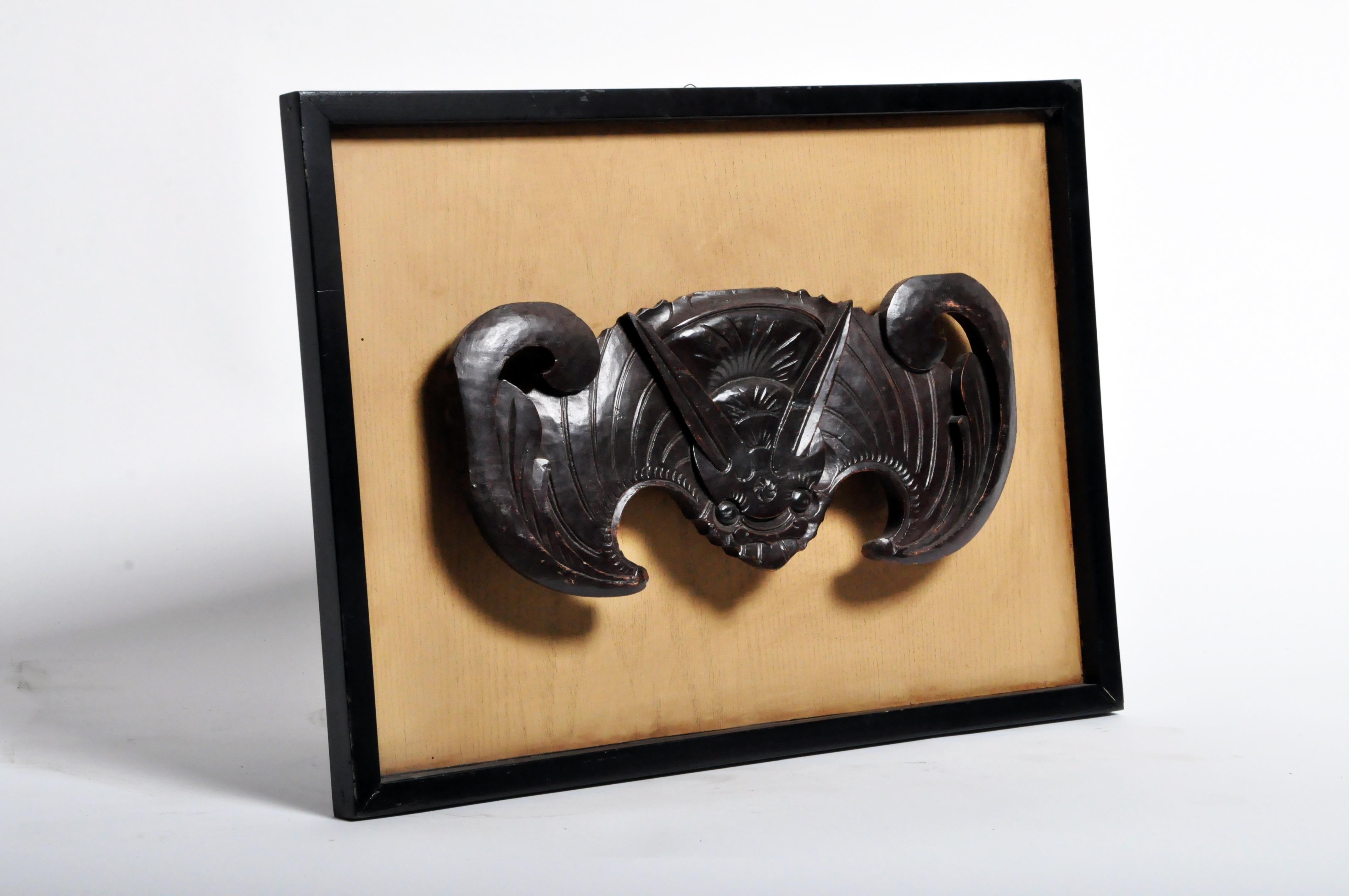 Carved Wooden Bats 12