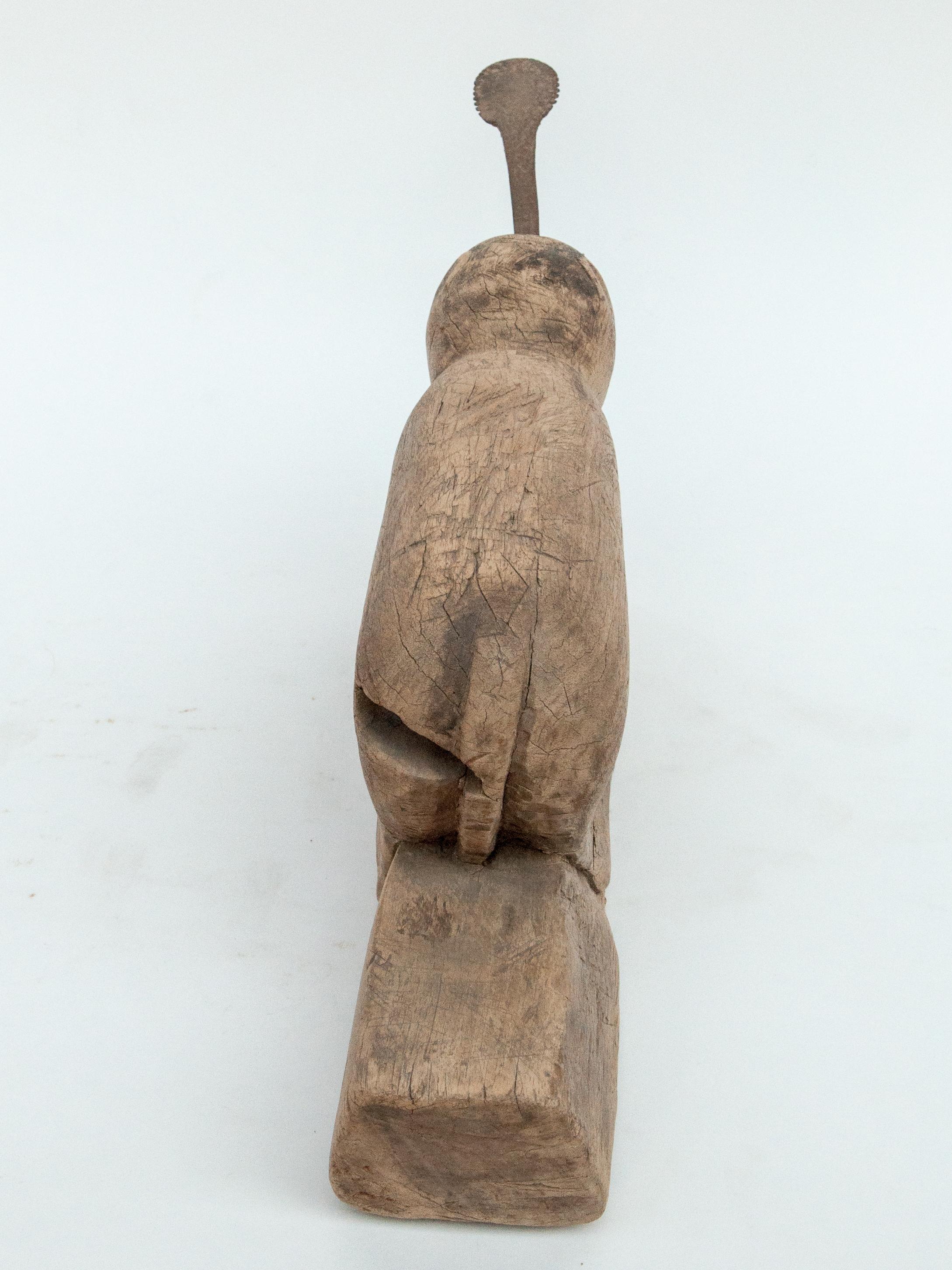 Carved Wooden Coconut Grater, Animal Motif, North Thailand, Mid-20th Century 7