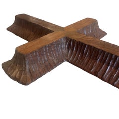 Carved Wooden Cross