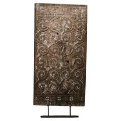 Panneau décoratif en bois sculpté - Primitive Toraja Style, Faded Model, M Size