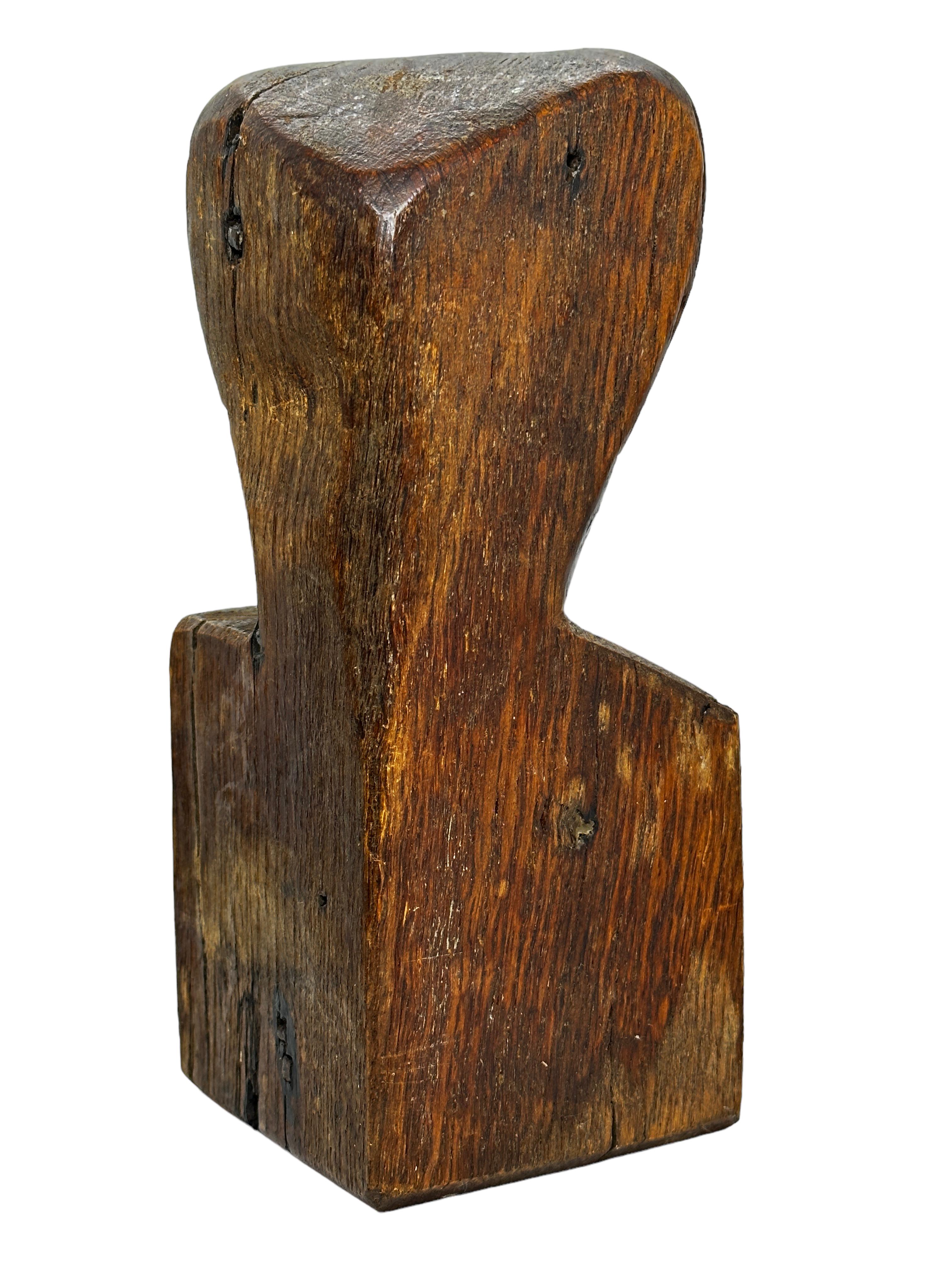 Busto Escultura Cabeza de Perro de Madera Tallada, Vintage Austria, circa 1910s principios del siglo XX