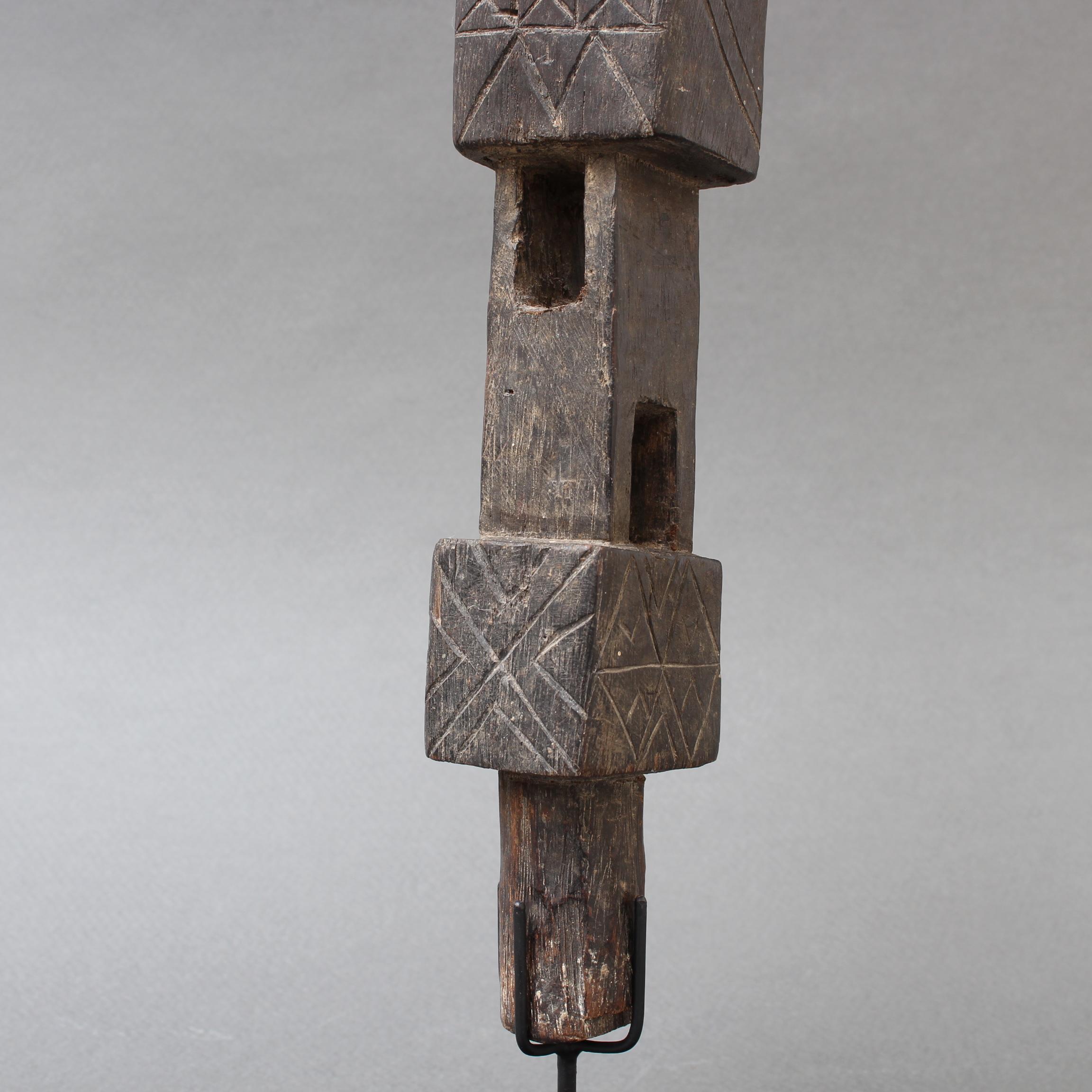 Carved Wooden Figure from Nias, Indonesia, circa 1960s-1970s For Sale 8