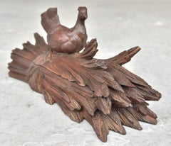 Carved Wooden Glove Box Black Forest