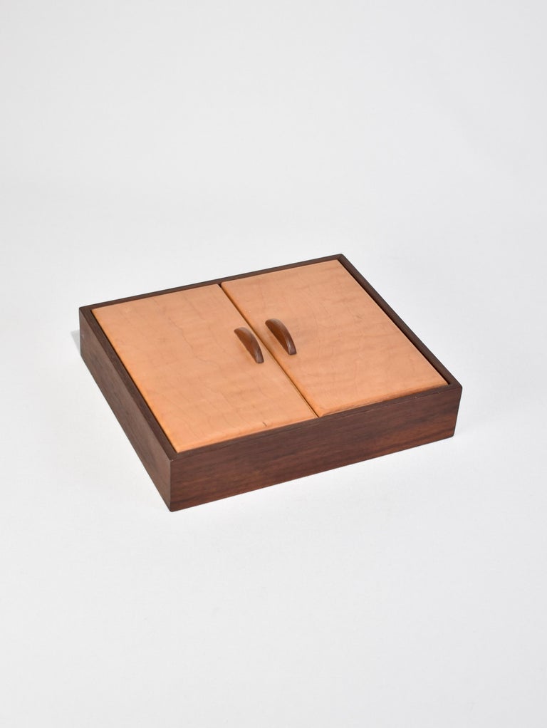 Carved Wooden Jewelry Box For Sale at 1stDibs