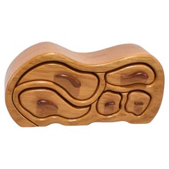 Carved Wooden Jewelry Box