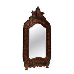 Carved Wooden Mirror