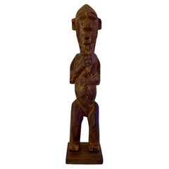 Carved Wooden 'Mpwuu' Statue, Yanzi People, Democratic Republic of Congo