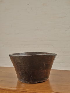 Carved Wooden Primitive Bowl.