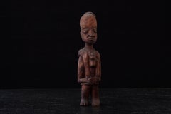 Carved Wooden Statue of a Ju Ju Man, Egba People, Abeokuta, 1940s