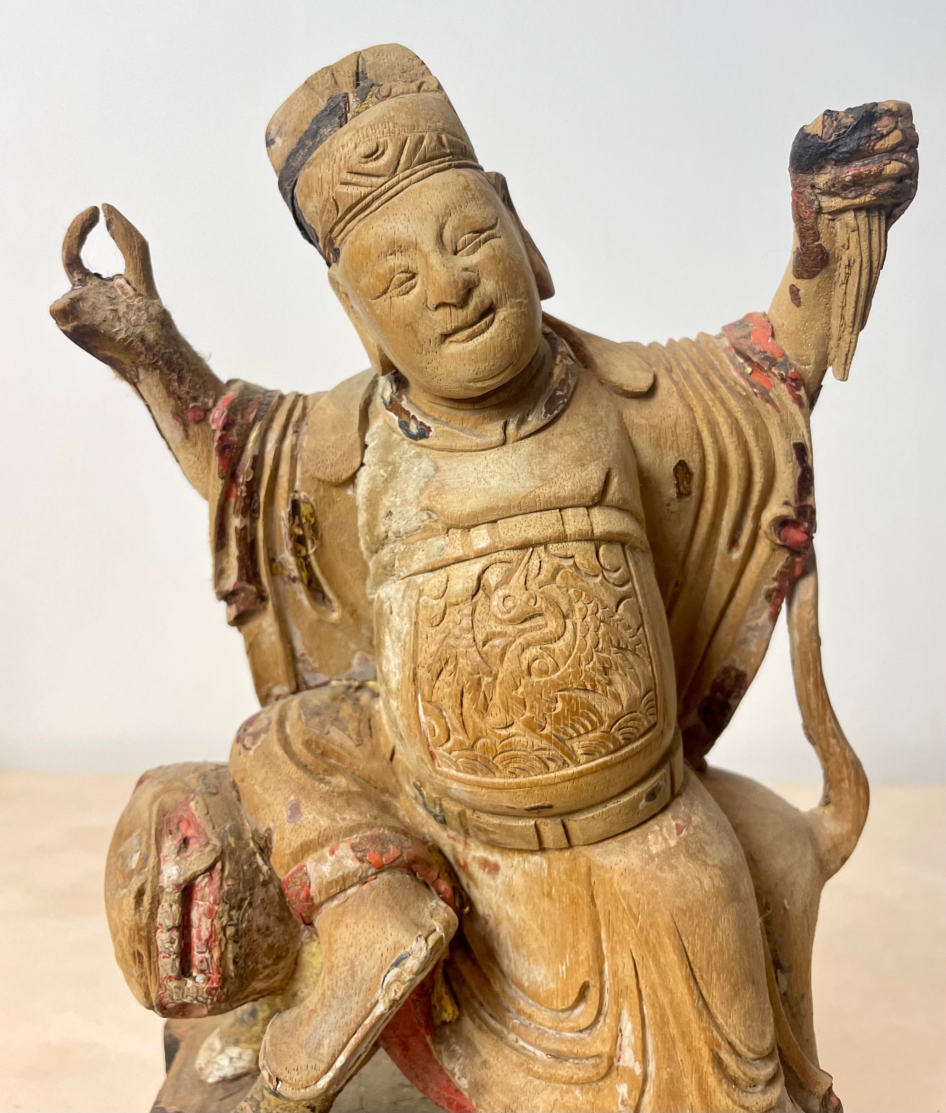 god of war wooden figures