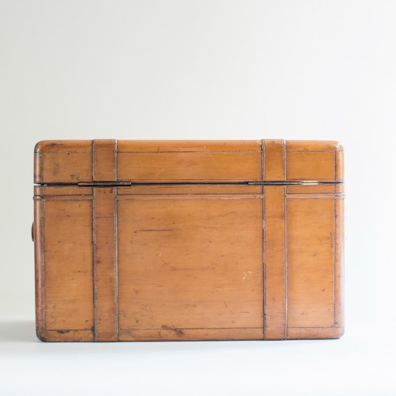 Carved Wooden Trunk/Smokers Compendium, circa 1900 In Good Condition In London, GB