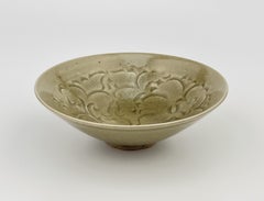 Carved 'Yaozhou' Celadon-Glazed Bowl, Song Dynasty
