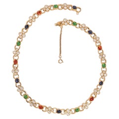 Gargantilla Carven de metal dorado
