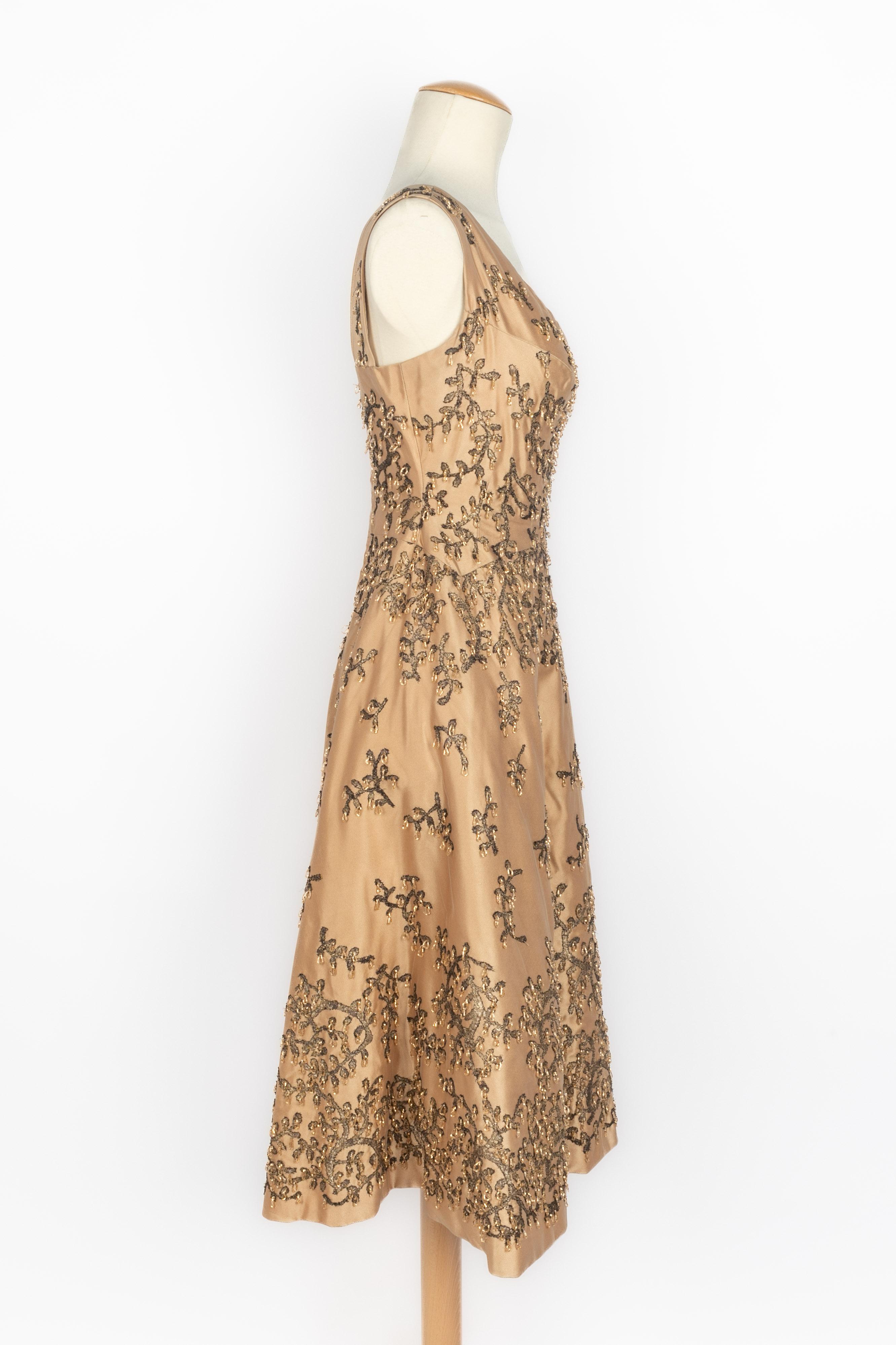 Vestido bordado Carven años 60 en Excelente estado para la venta en SAINT-OUEN-SUR-SEINE, FR