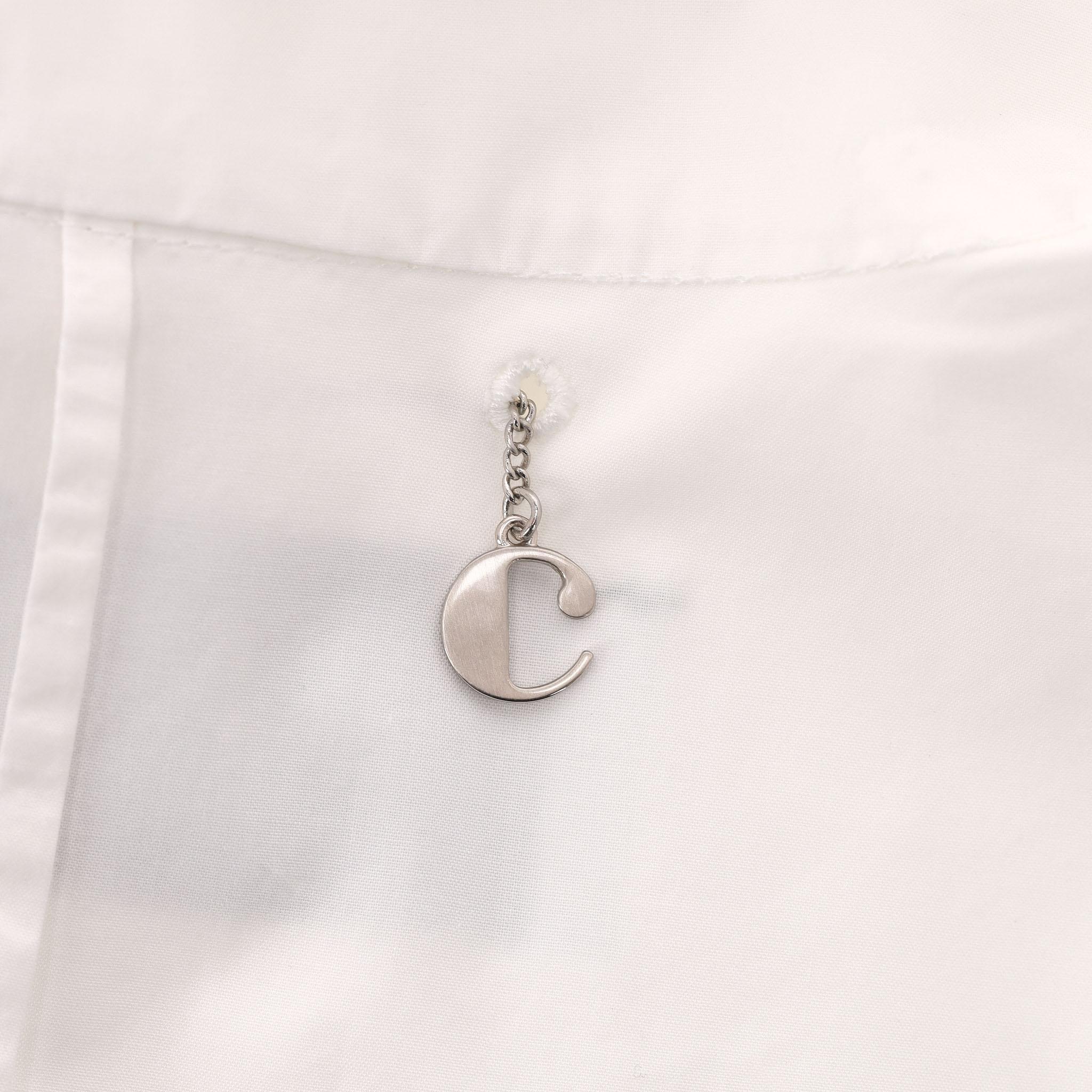Carven Embroidery Detail Cotton Shirt For Sale 1