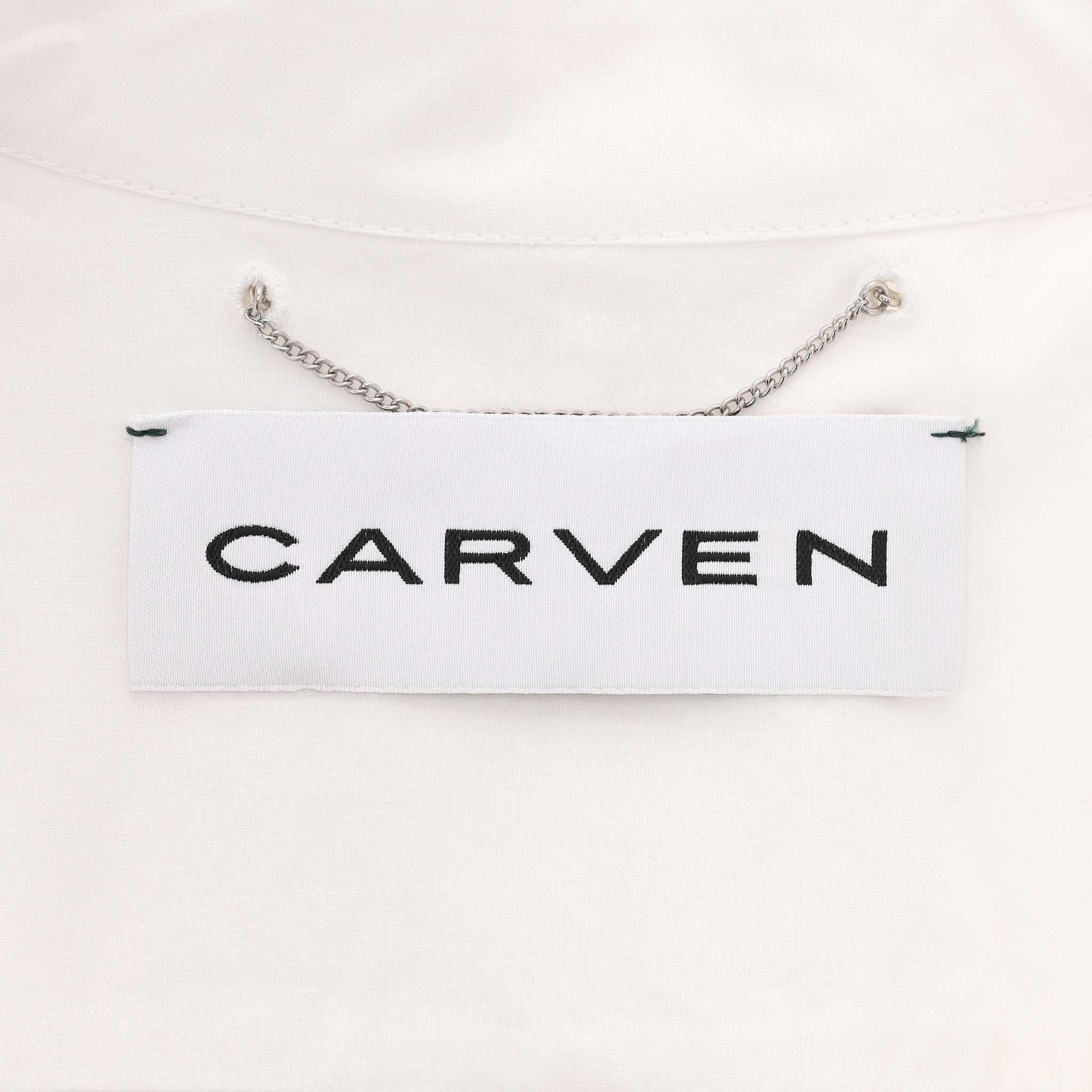 Carven Embroidery Detail Cotton Shirt For Sale 2