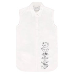 Camisa de algodón con detalle bordado Carven