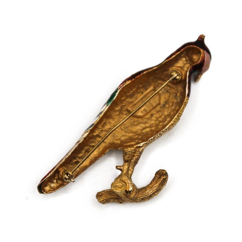 Vinatge Carven bird brooch in gold plated metal.
Excellente vintage condition.

Additional information:
Designer: Carven